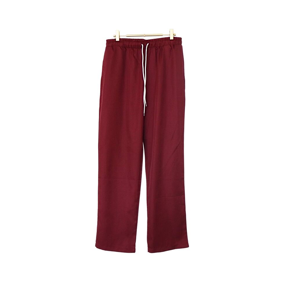LUCMATTON Traditional African Pants - Burgundy - M